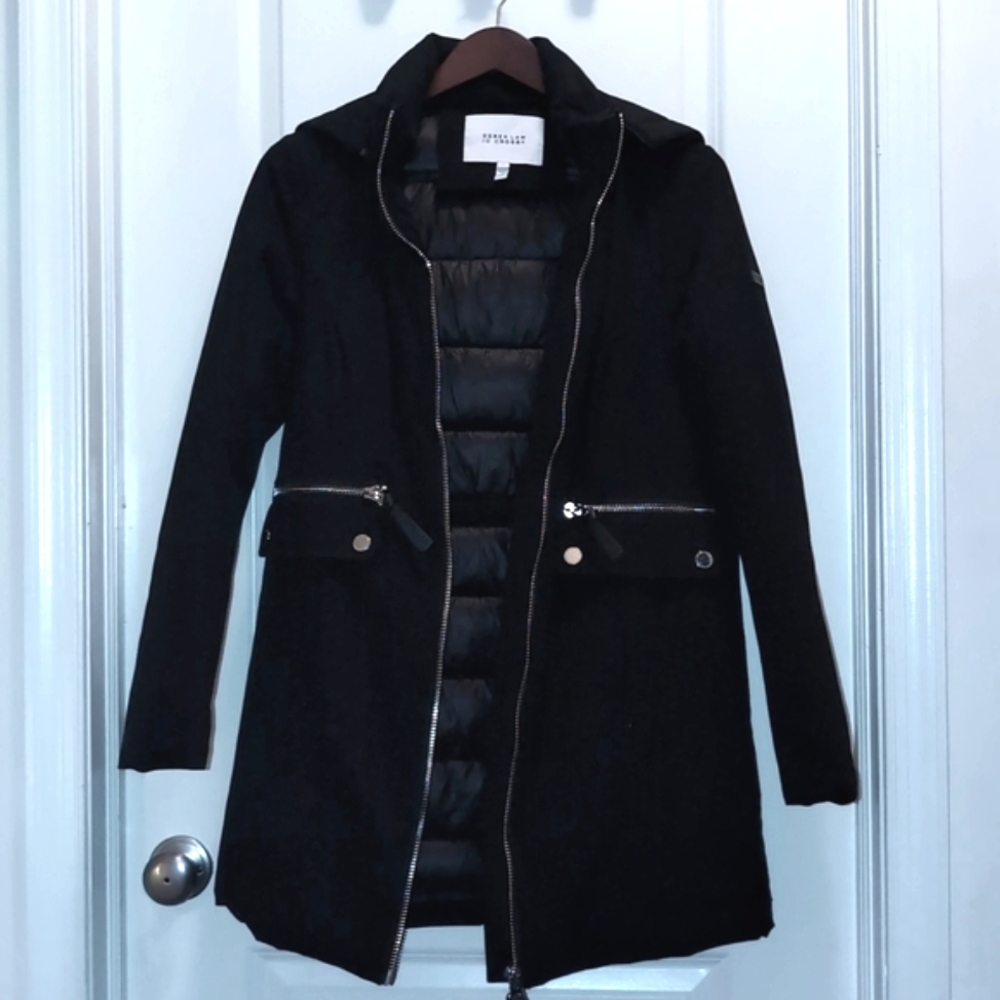 Knee Length Black Derek Lam IO Crosby Coat
